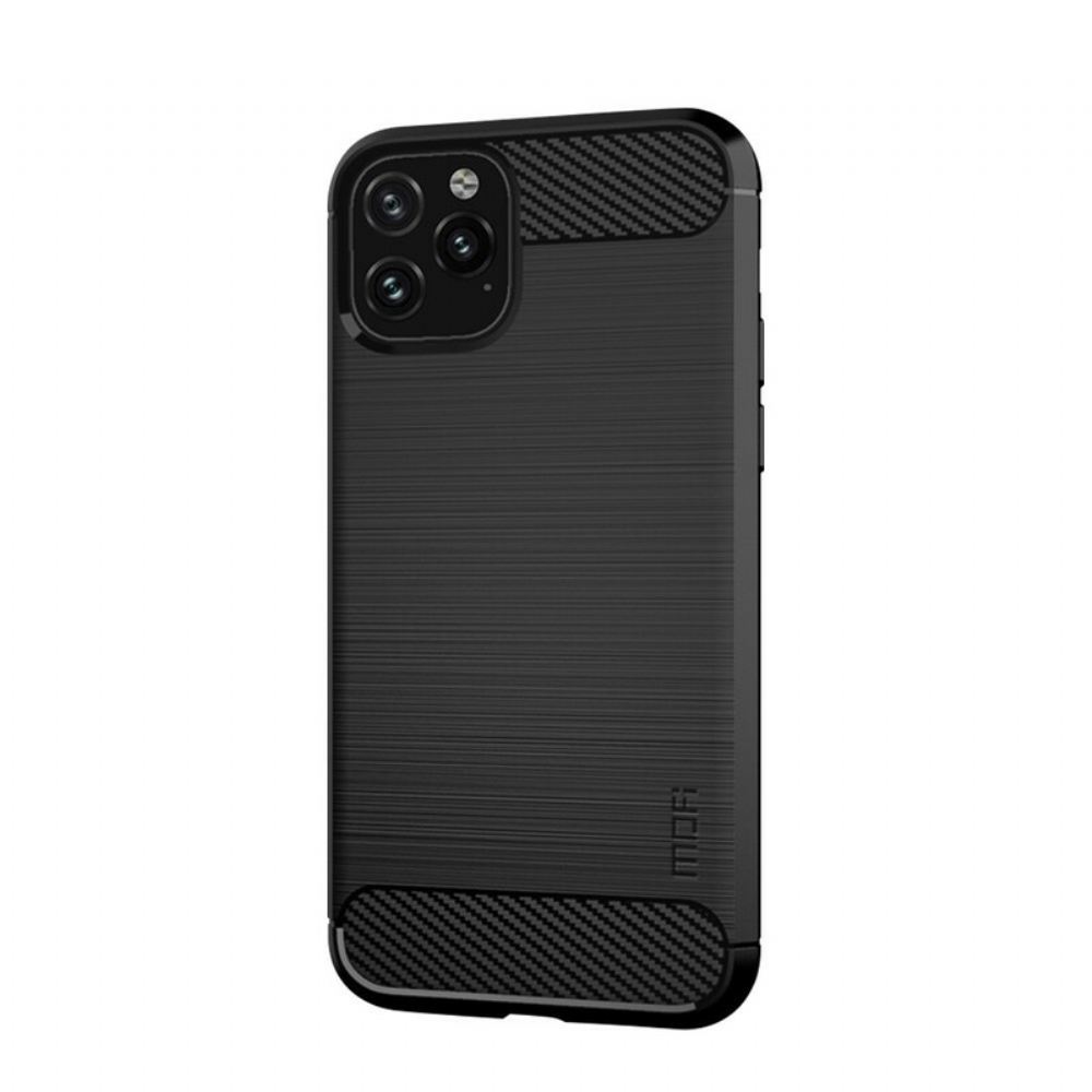 Kryt Na iPhone 11 Pro Mofi Kartáčované Uhlíkové Vlákno