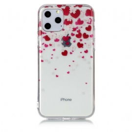 Kryt Na iPhone 11 Pro Srdcový Déšť