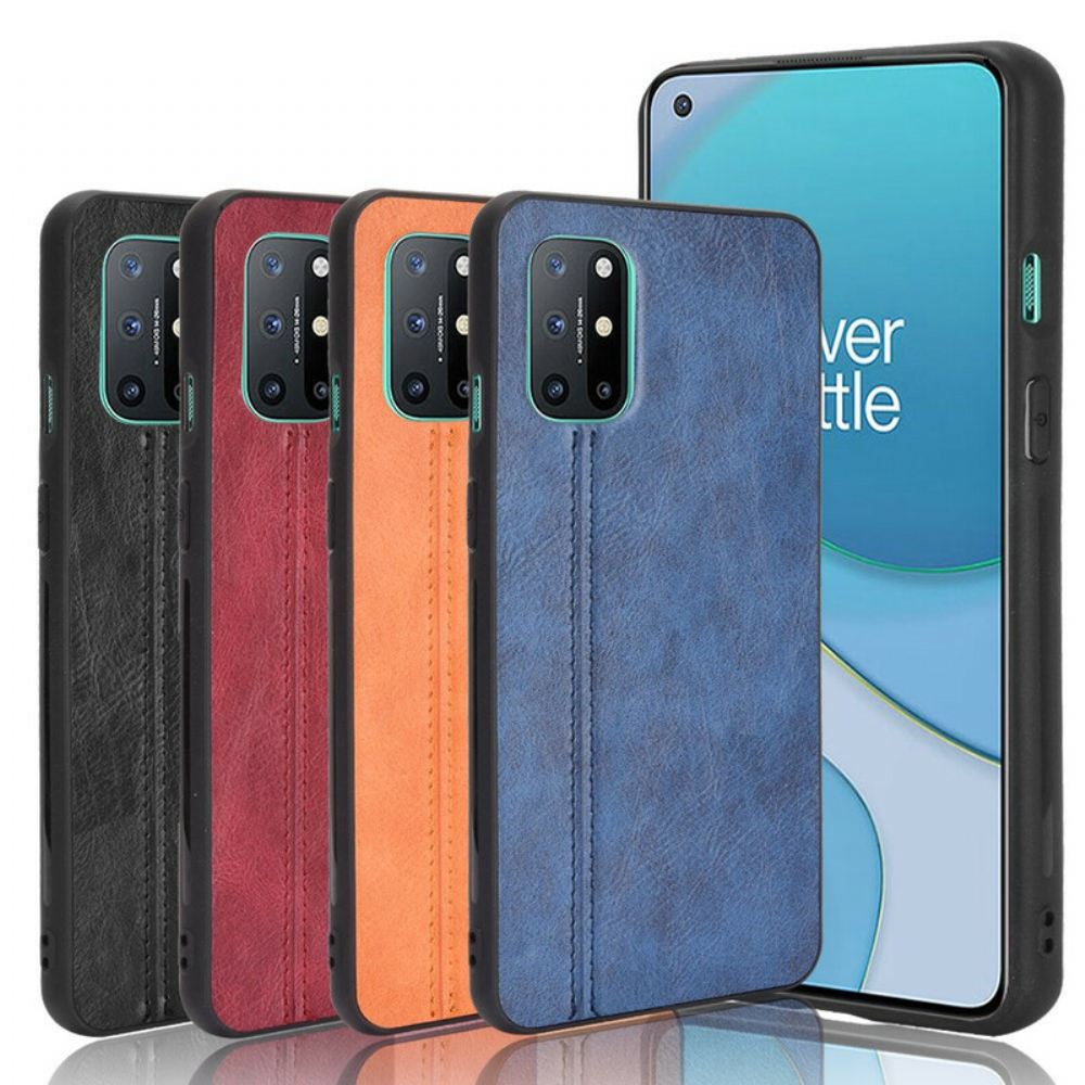 Kryty Na Mobil Na OnePlus 8T Stylové Kožené Šití