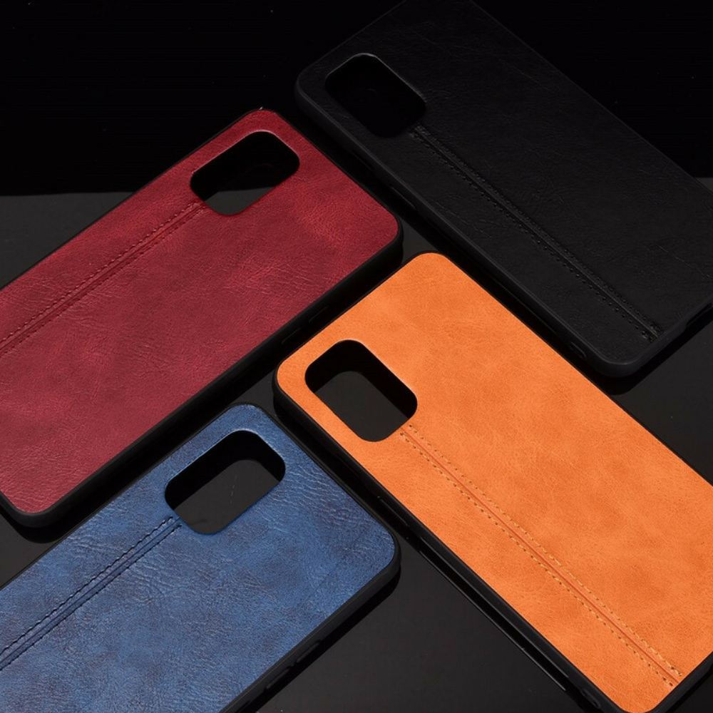 Kryty Na Mobil Na OnePlus 8T Stylové Kožené Šití
