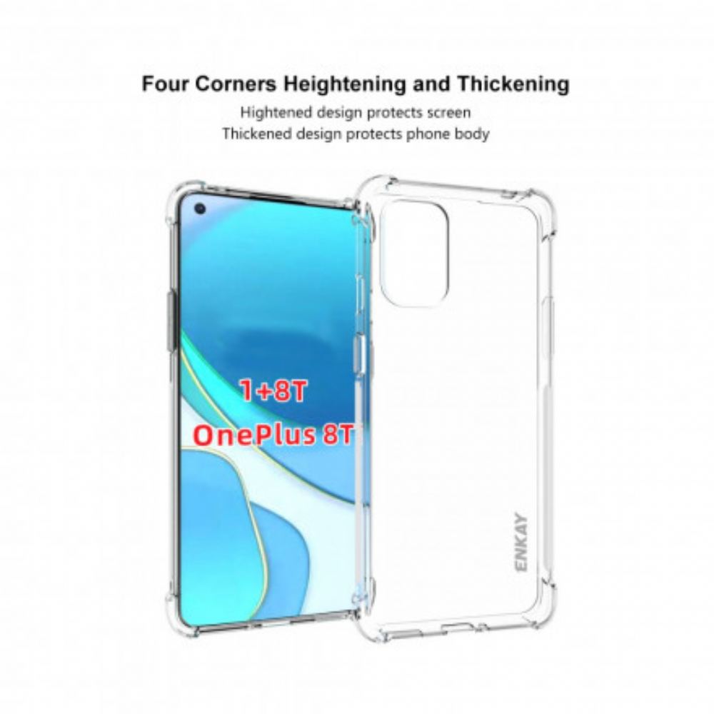 Kryty Na Mobil Na OnePlus 8T Transparentní Enkay