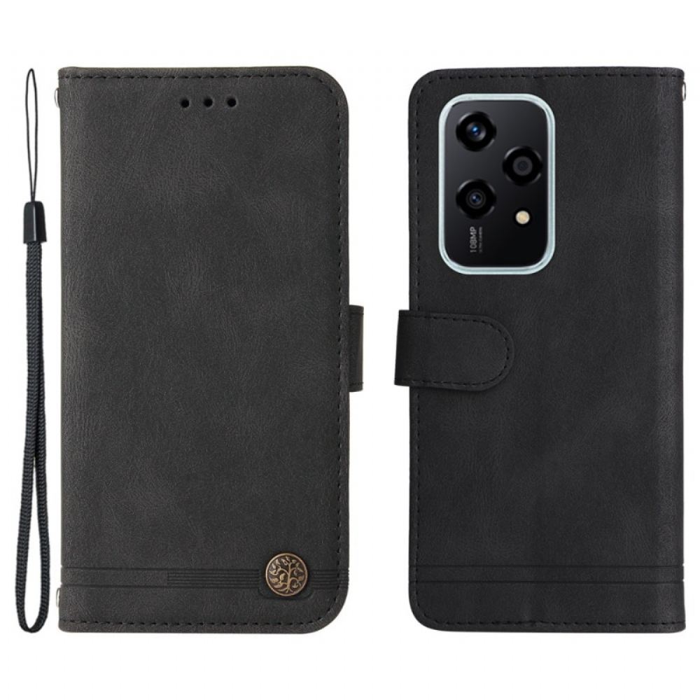 Kožený Kryt Honor 200 Lite Magnetická Spona