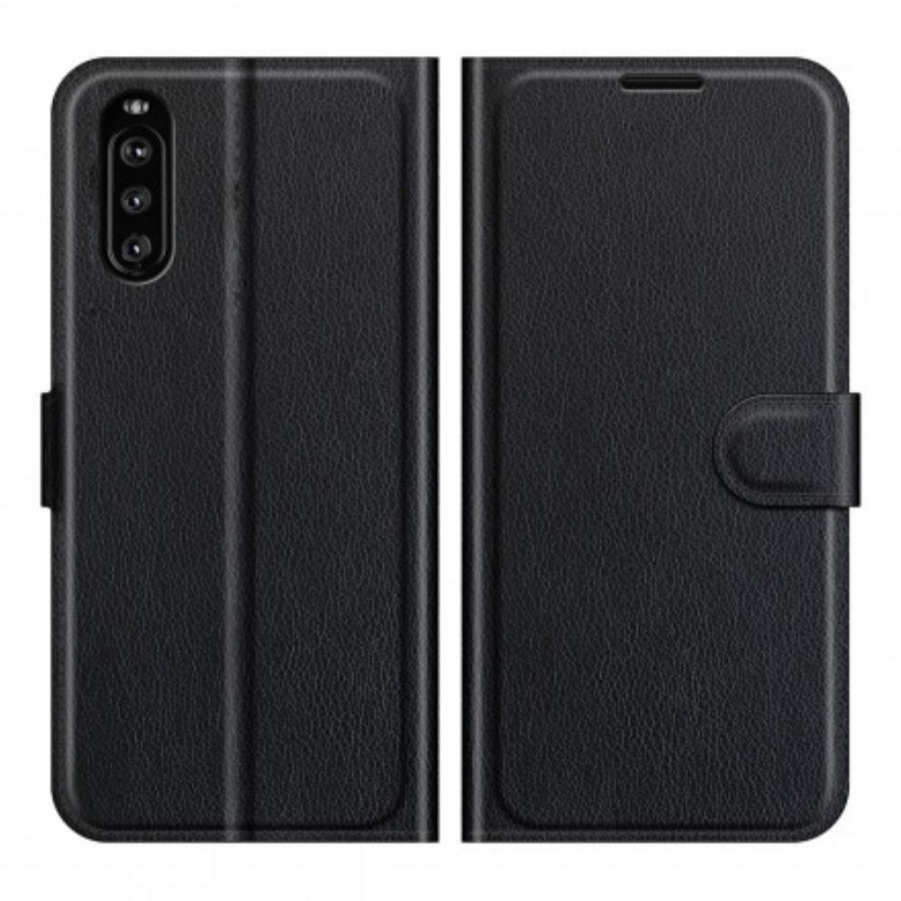Flipové Pouzdro Na Sony Xperia 10 III Klasická Umělá Kůže