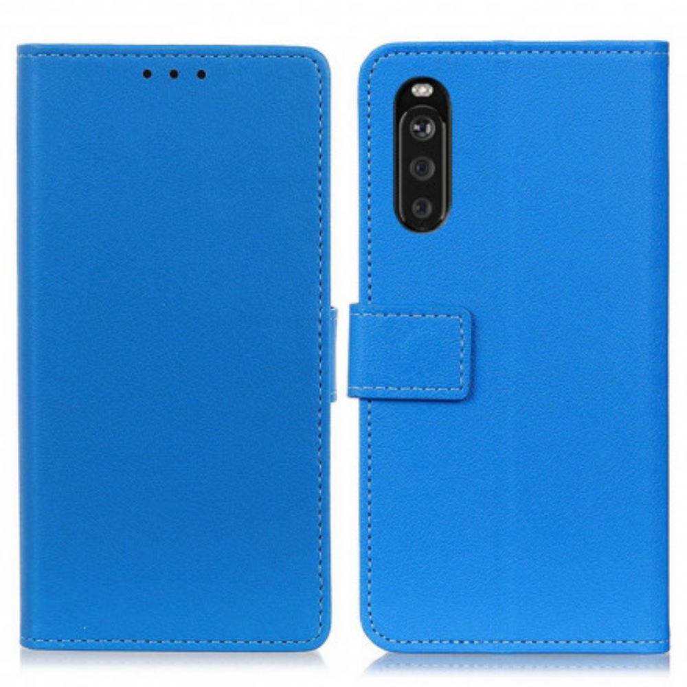 Flipové Pouzdro Na Sony Xperia 10 III Klasická Umělá Kůže