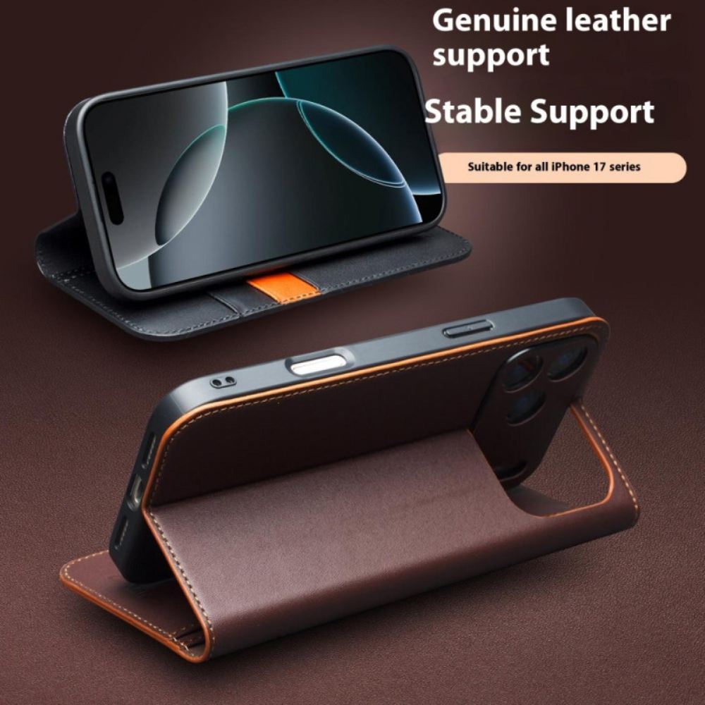 Kožené Pouzdro Folio iPhone 17 Pro Max Qialino