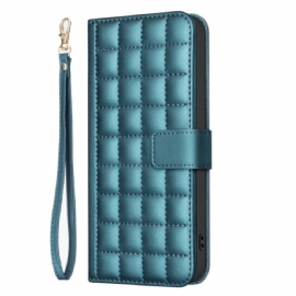 Kožený Kryt iPhone 17 Pro Max Prošívaná Binfen Color