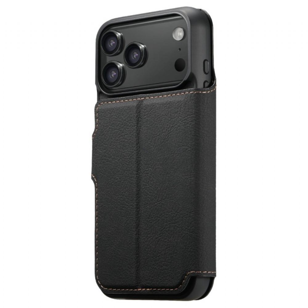 Kožený Kryt Na iPhone 17 Pro Max Magsafe 2-v-1 Suteni