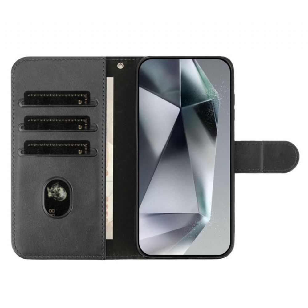 Kožený Kryt Na iPhone 17 Pro Max S Design Se Šňůrkou