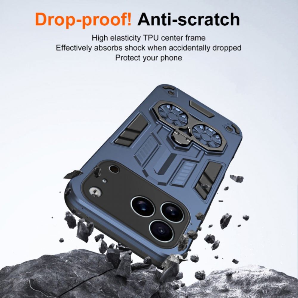 Kryt iPhone 17 Pro Max Kryty Na Mobil Držák Na Prsten A Stojánek