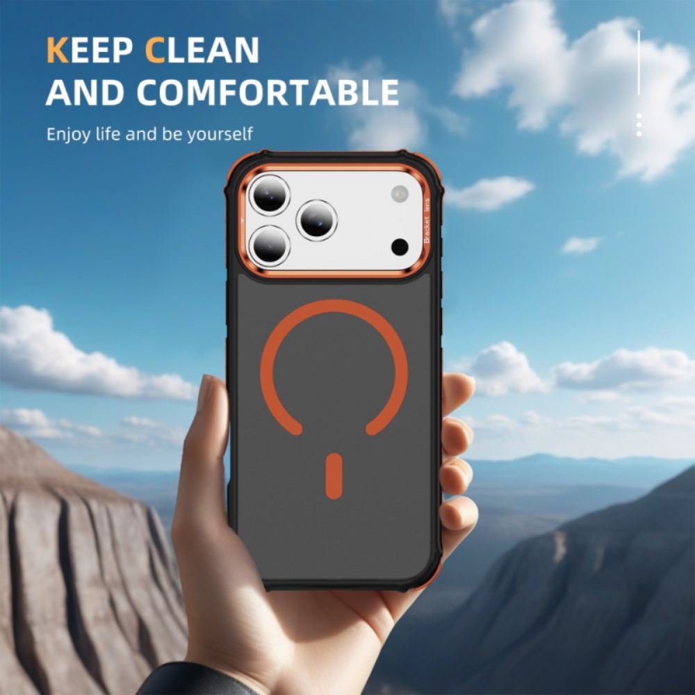 Kryt iPhone 17 Pro Max Kryty Na Mobil Kompatibilní Držák Objektivu Magsafe Černý