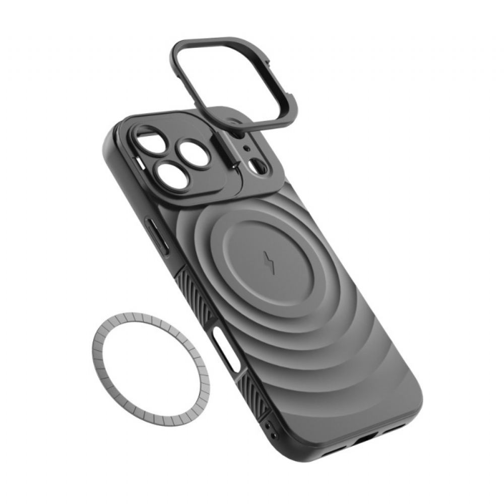 Kryt iPhone 17 Pro Max Kryty Na Mobil Kompatibilní S Magsafe S Vlnovým Vzorem