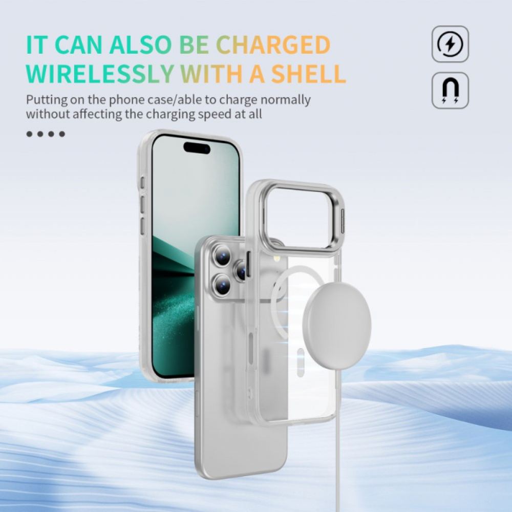 Kryt iPhone 17 Pro Max Magnetický S Matným Držákem Objektivu