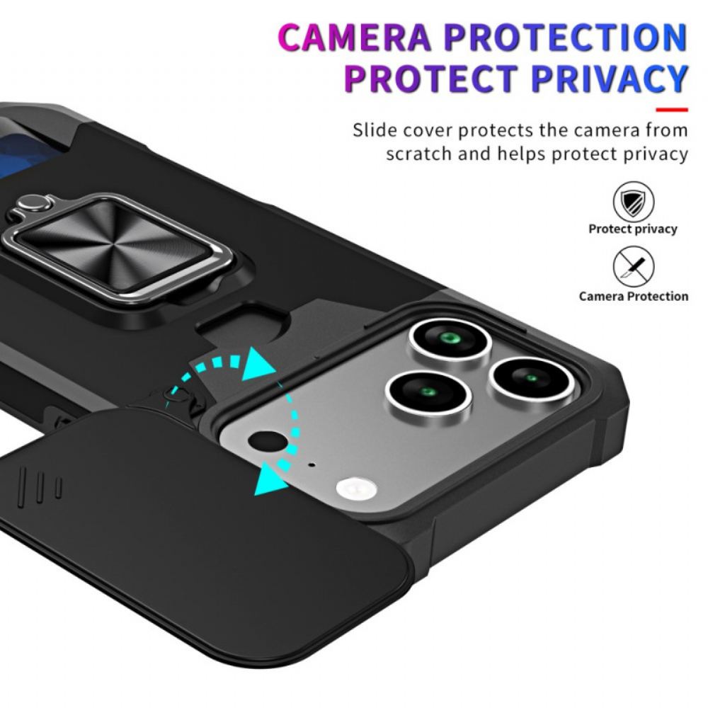 Kryt iPhone 17 Pro Max Odolný Stojánek A Posuvný Kryt