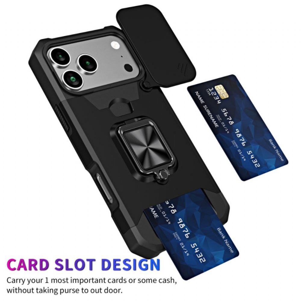 Kryt iPhone 17 Pro Max Odolný Stojánek A Posuvný Kryt