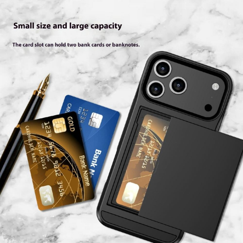 Kryt iPhone 17 Pro Max Posuvný Držák Na Karty