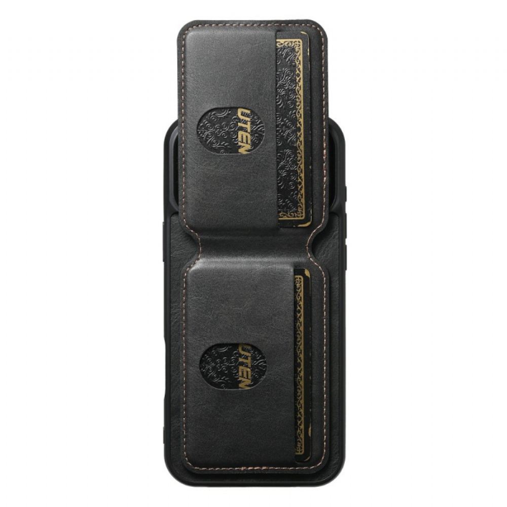 Kryt iPhone 17 Pro Max Pouzdro Na Karty S Voskovanou Texturou Suteni