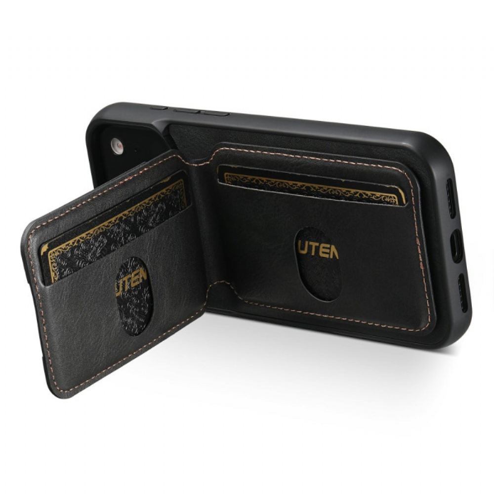 Kryt iPhone 17 Pro Max Pouzdro Na Karty S Voskovanou Texturou Suteni