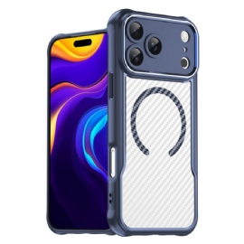 Kryt iPhone 17 Pro Max Průsvitné Karbonové Vlákno Kompatibilní S Magsafe