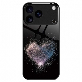 Kryt iPhone 17 Pro Max Tvrzené Sklo S Motivem Srdce