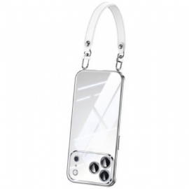 Kryt Na iPhone 17 Pro Max Průhledné Se Šňůrkou Na Krk