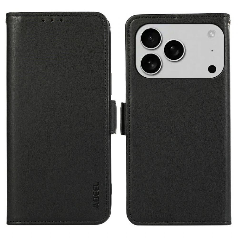 Peněženková Pouzdra iPhone 17 Pro Max Rfid Ochrana Abeel