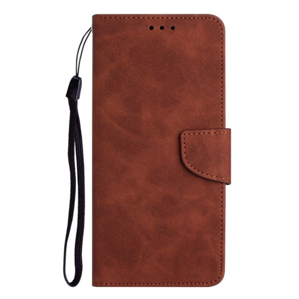 Flipové Pouzdro Na Samsung Galaxy A13 Na Lana Styl Vintage Strappy