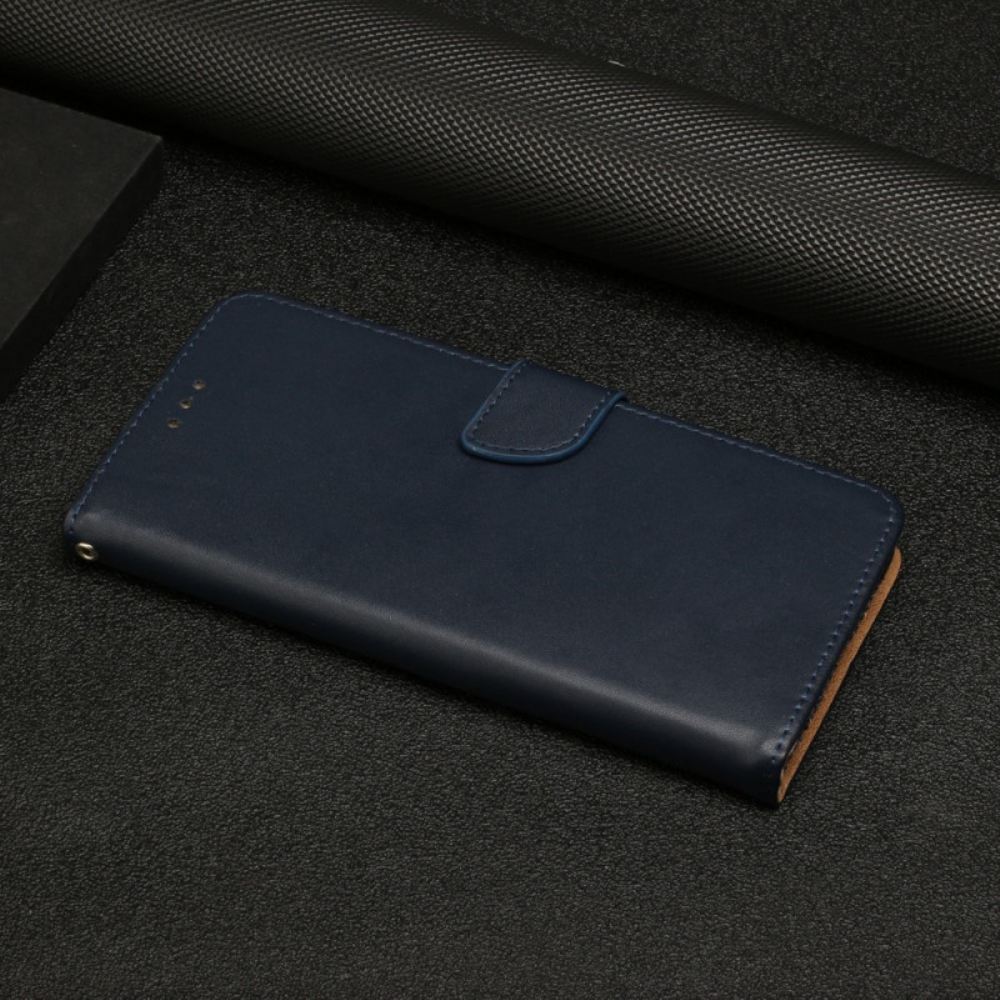 Kožené Pouzdro Na Samsung Galaxy A13 Pravá Kůže Nappa