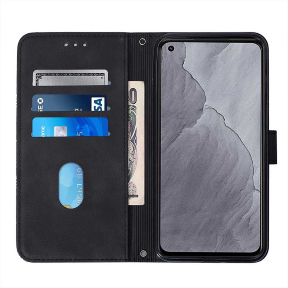 Kožené Pouzdro Na Samsung Galaxy A13 Vzor S Páskem