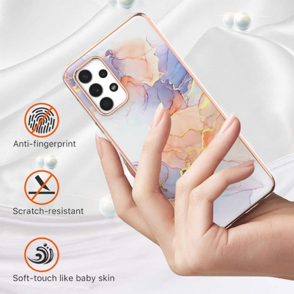 Kryt Na Samsung Galaxy A13 Akvarelový Mramor