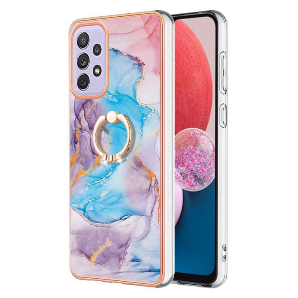 Kryt Na Samsung Galaxy A13 Mramor S Kroužkovou Podporou