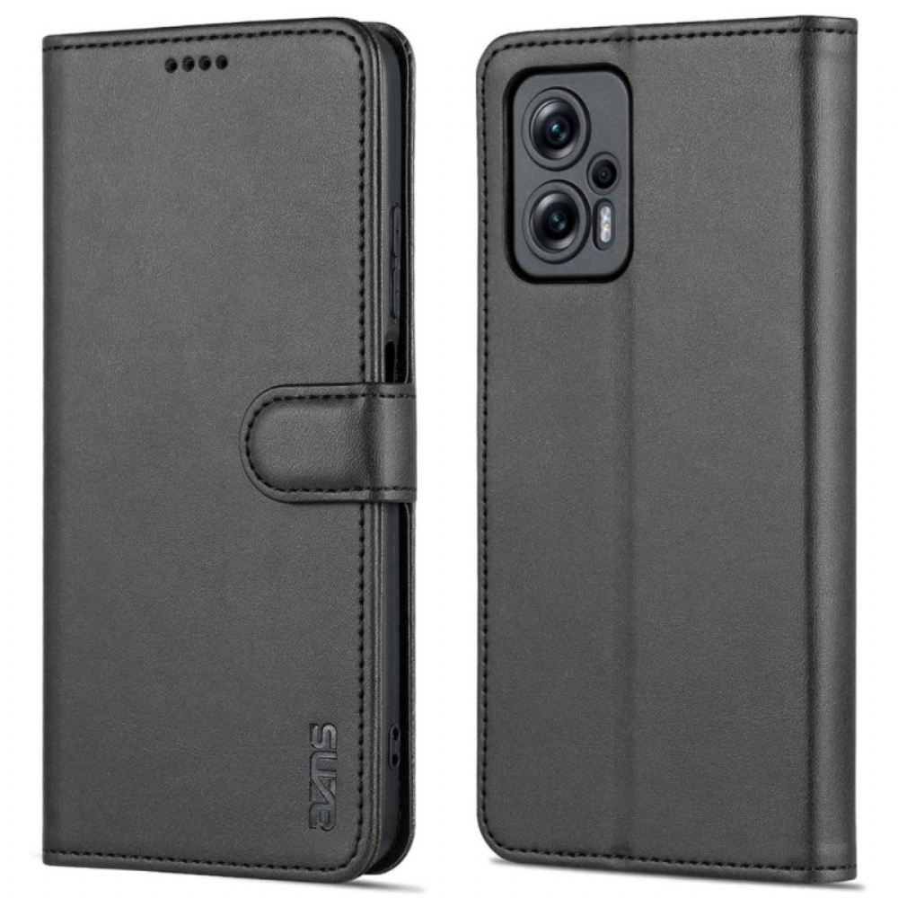 Flipové Pouzdro Na Poco X4 GT Značka Azns Classic Faux Leather