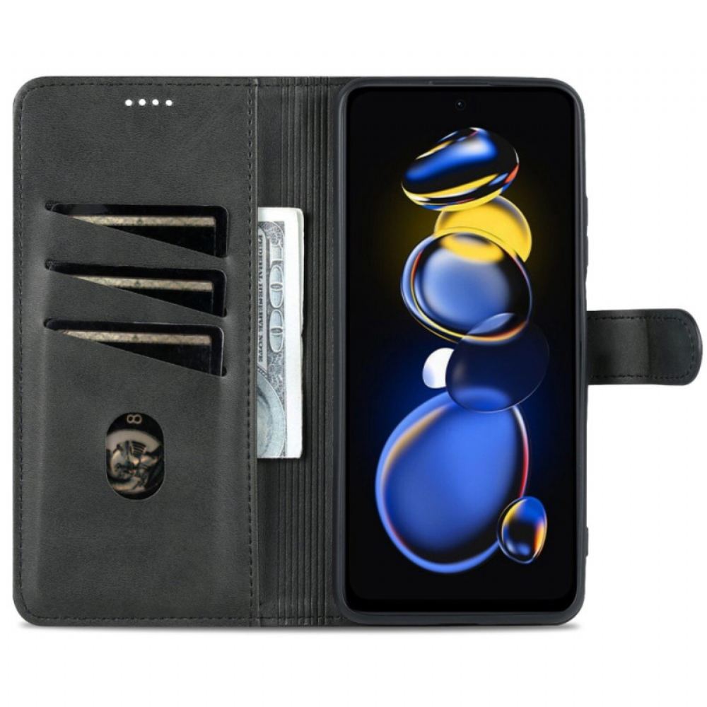 Flipové Pouzdro Na Poco X4 GT Značka Azns Classic Faux Leather