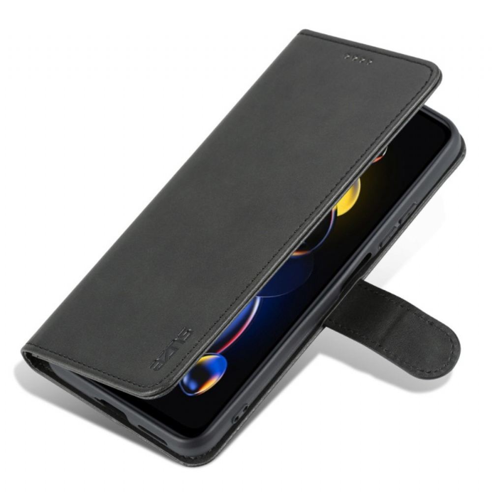 Flipové Pouzdro Na Poco X4 GT Značka Azns Classic Faux Leather