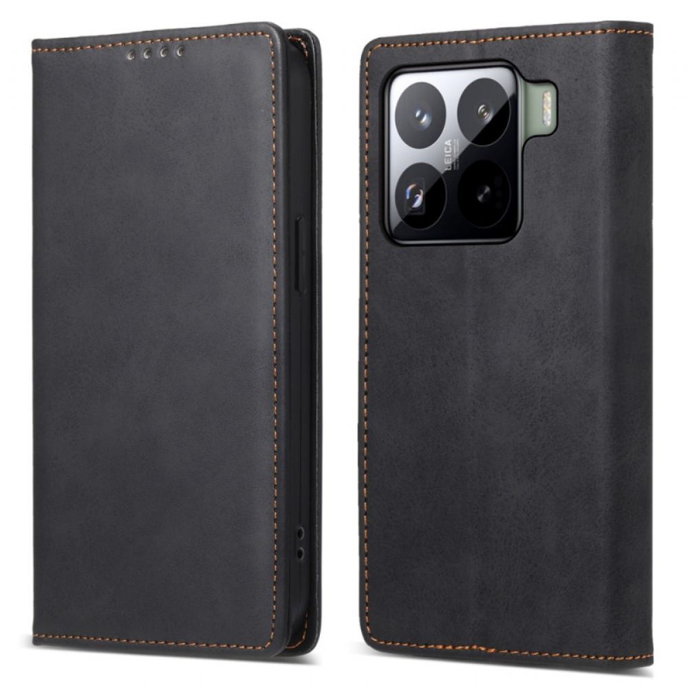 Kožené Pouzdro Folio Na Xiaomi 15 Pro Rfid Peněženka