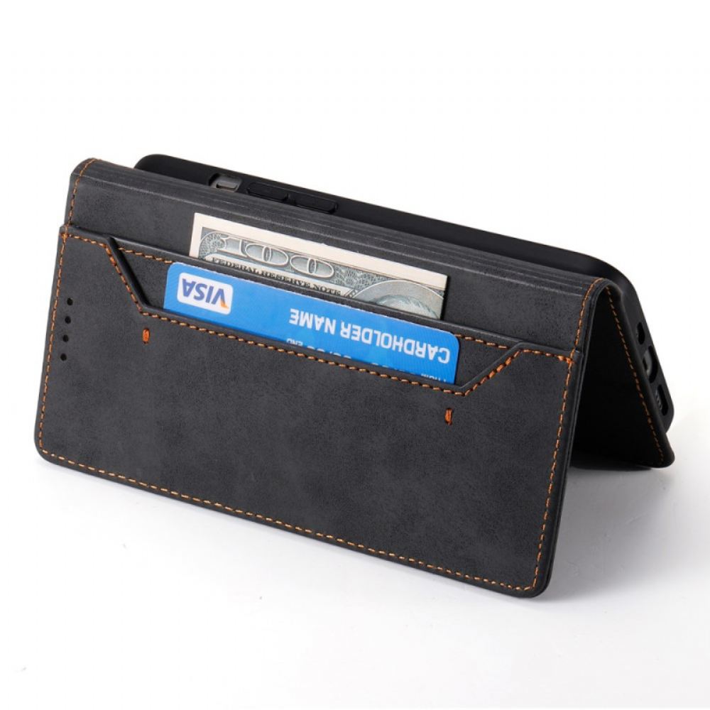 Kožené Pouzdro Folio Na Xiaomi 15 Pro Rfid Peněženka