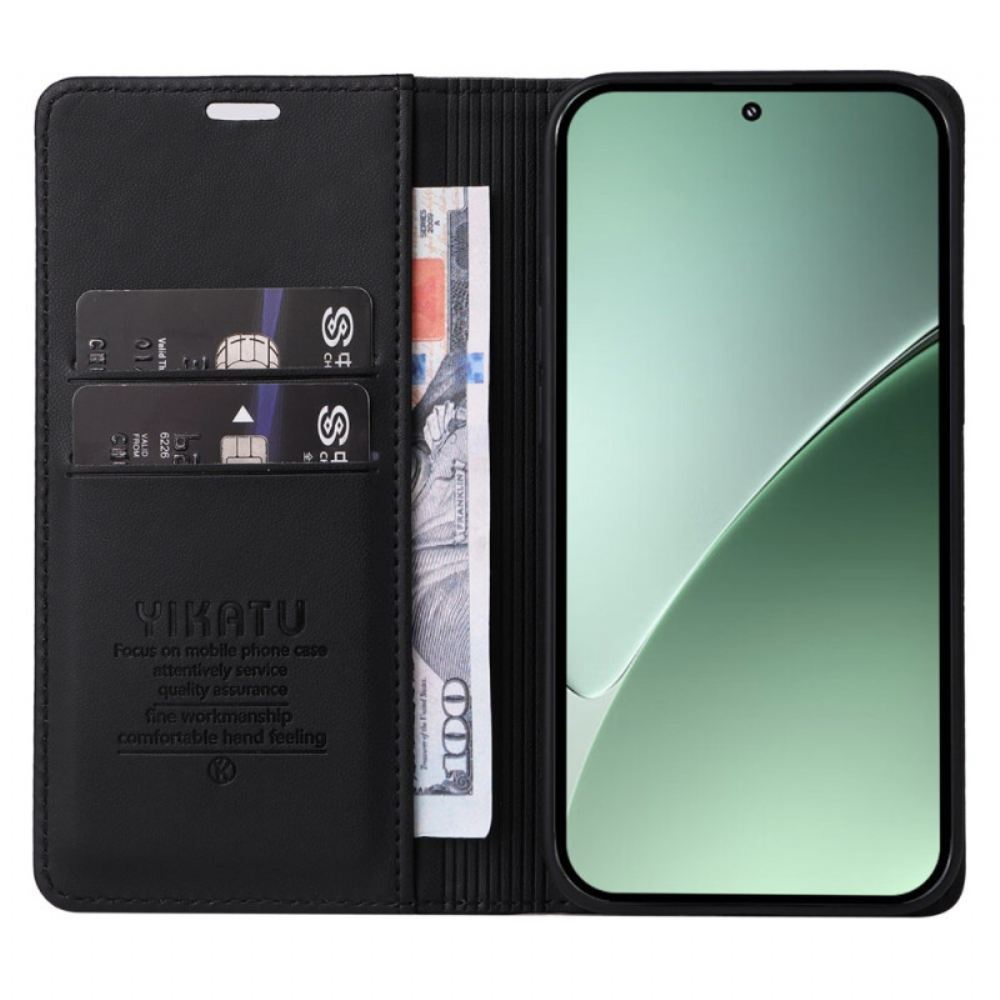 Kožené Pouzdro Folio Na Xiaomi 15 Pro Ykatu