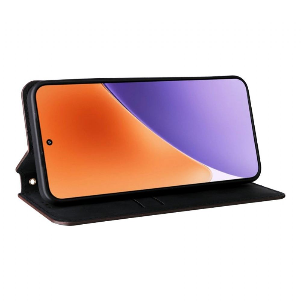 Kožené Pouzdro Folio Xiaomi 15 Pro 3d Vzor