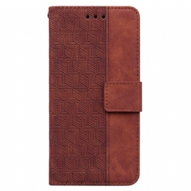 Kožený Kryt Na Xiaomi 15 Pro Tkaný Vzor