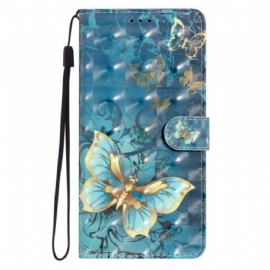 Kožený Kryt Xiaomi 15 Pro 3d Motýli