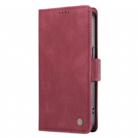 Kožený Kryt Xiaomi 15 Pro Yikatu Semišový Efekt