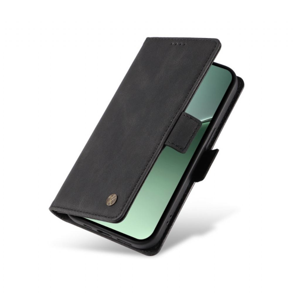 Kožený Kryt Xiaomi 15 Pro Yikatu Semišový Efekt