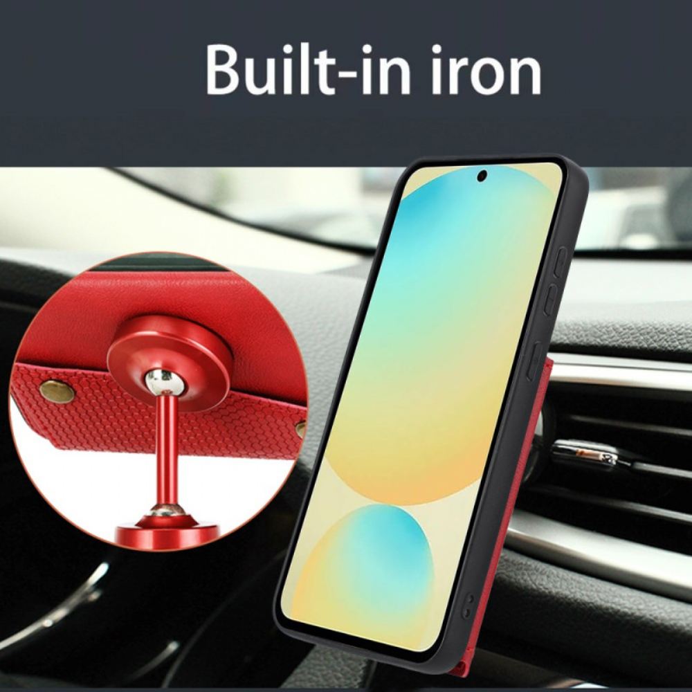 Kryt Na Xiaomi 15 Pro Pouzdro Na Karty S Koženým Efektem