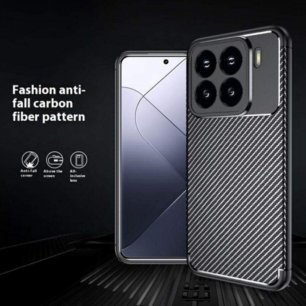 Kryt Xiaomi 15 Pro Flexibilní Uhlíková Vlákna