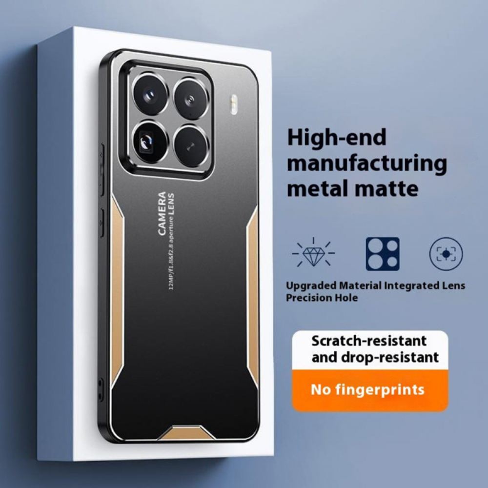 Kryt Xiaomi 15 Pro Kryty Na Mobil Kovový Efekt