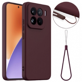 Kryt Xiaomi 15 Pro Kryty Na Mobil Magsafe Kompatibilní Tekutý Silikon S Páskem