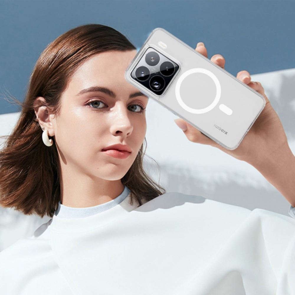 Kryt Xiaomi 15 Pro Kryty Na Mobil Průhledné Kompatibilní S Magsafe