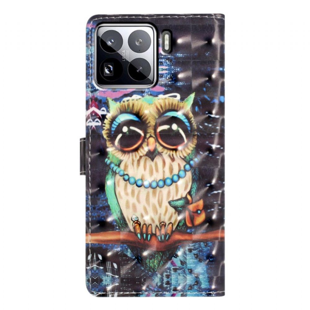 Peněženková Pouzdra Xiaomi 15 Pro 3d Sova