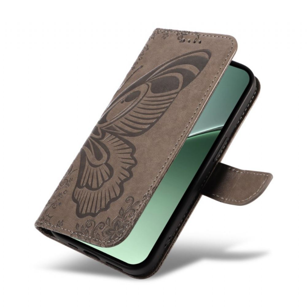 Peněženková Pouzdra Xiaomi 15 Pro Kryty Na Mobil Motýlí Vzor