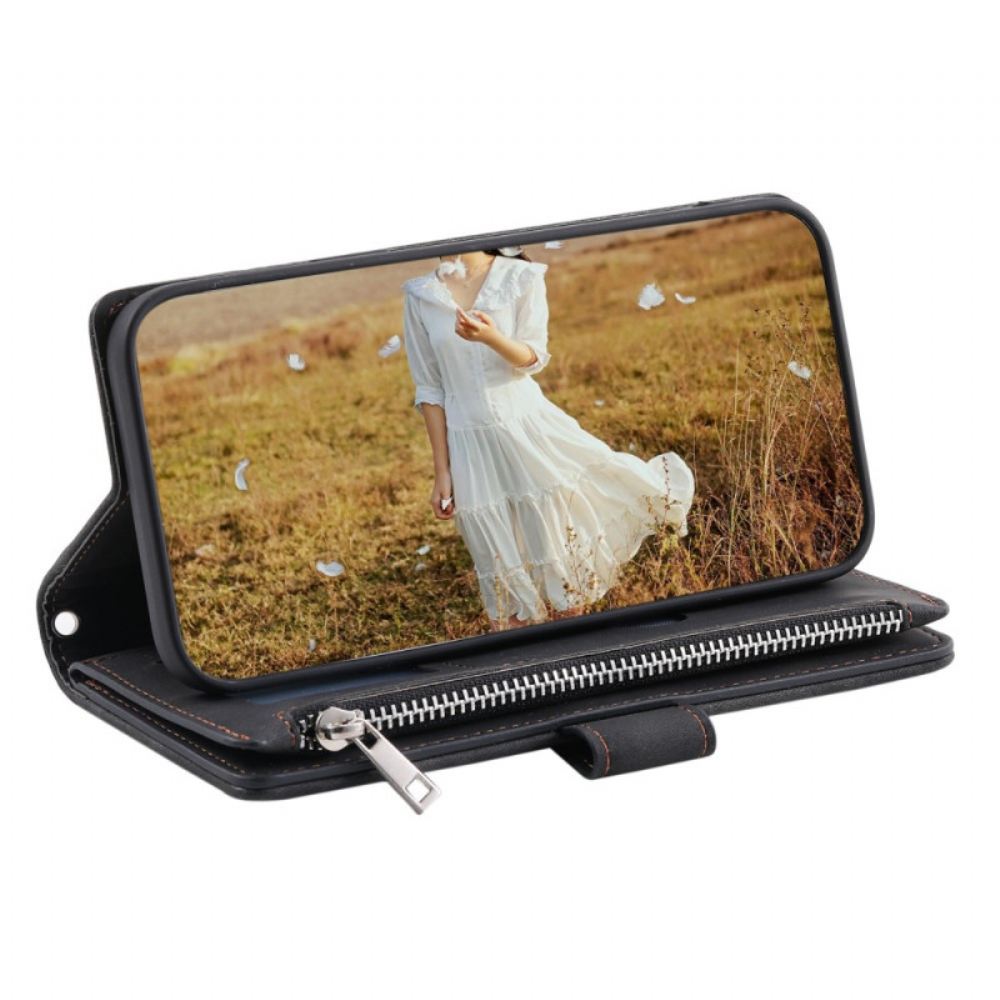 Peněženková Pouzdra Xiaomi 15 Pro Kryty Na Mobil Multifunkční Prošívaná Peněženka