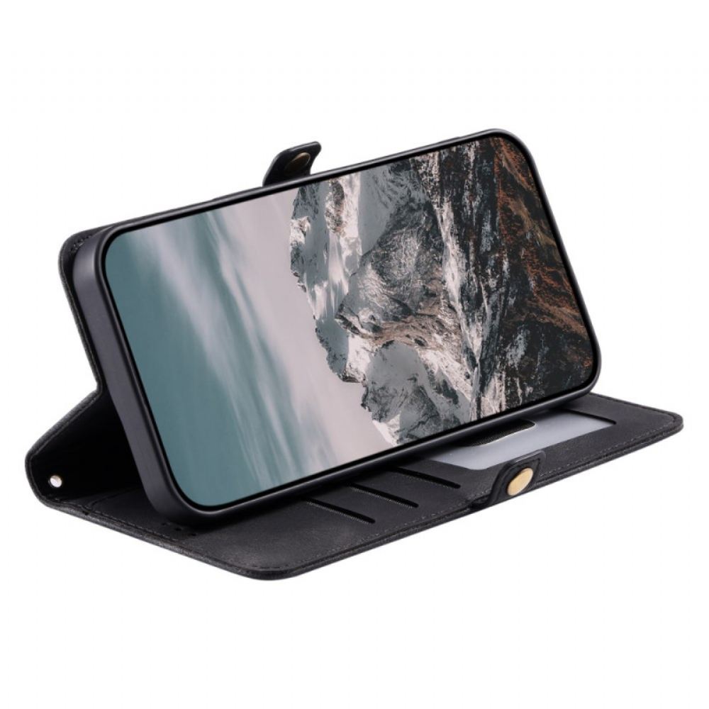 Peněženková Pouzdra Xiaomi 15 Pro Kryty Na Mobil Popruh S Totemovým Vzorem